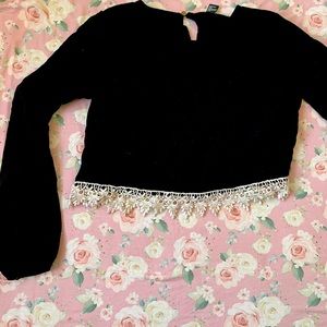 Long Sleeve Crop Top